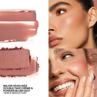 PATRICK TA Major Headlines Double-Take Crème and Powder Blush Duo