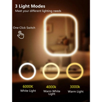 LED Makeup Mirror with 3 Colors