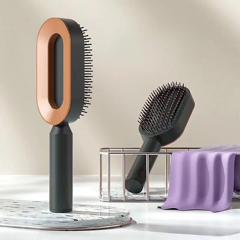 Self Cleaning Hairbrush