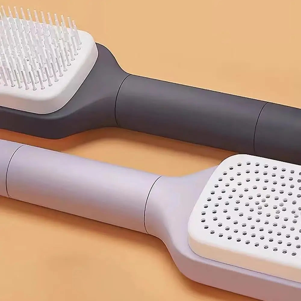 Self Cleaning Hair Brush One-key Cleaning Hair